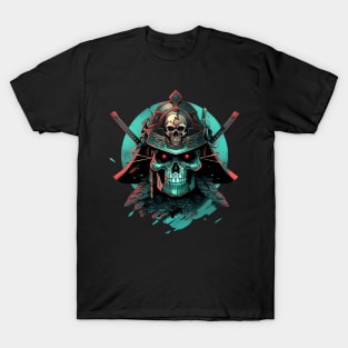 samurai skull T-Shirt